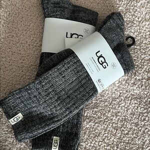 UGG Charcoal Knit Socks(2 pair)